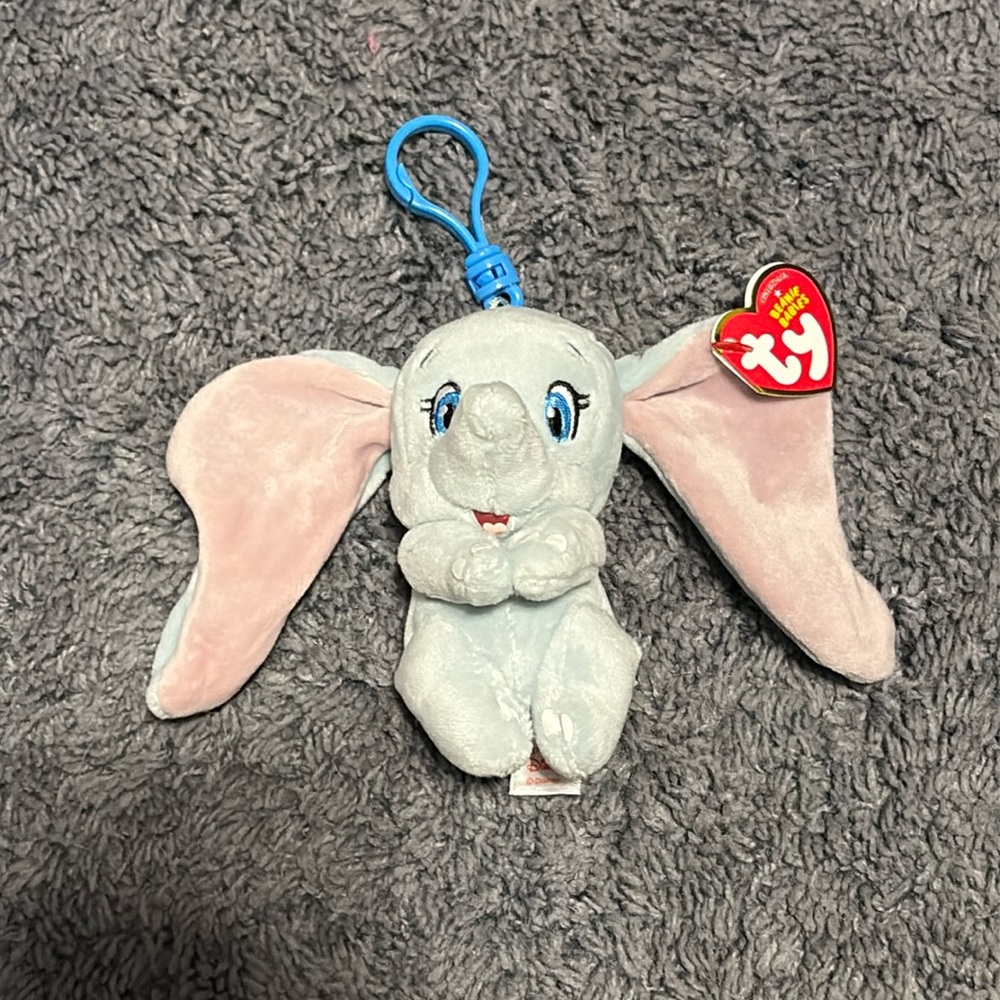 NWT Ty beanie babies Dumbo keychain